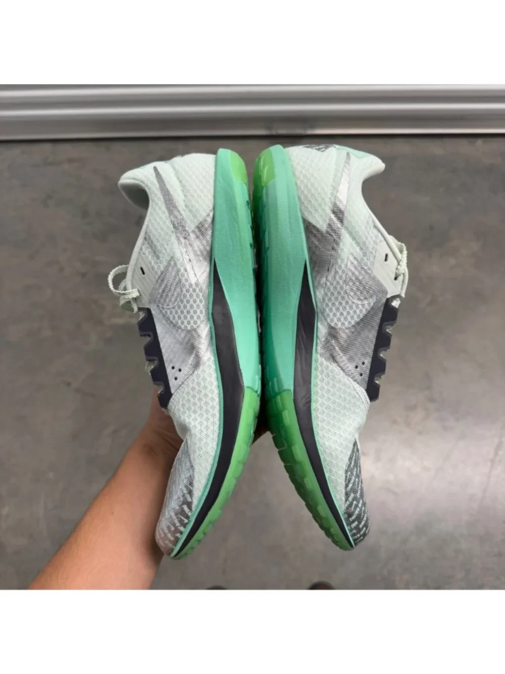 Nike Zoom Rival Distance Track Spikes Mint Green/Gray US 11 DX7999-300